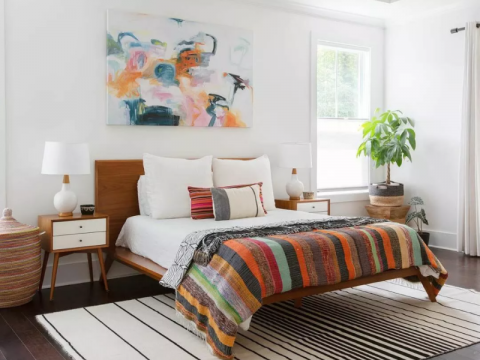 Спальня в стиле Mid-Century Modern: гармония и креативность
